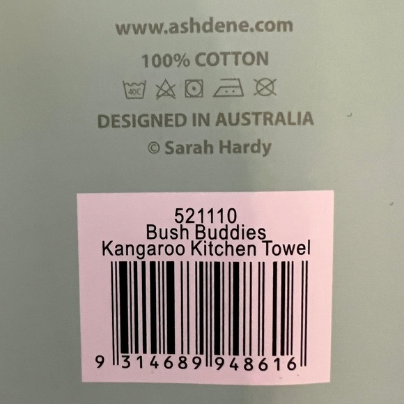 (⭐️2 for 20$⭐️)100% cotton kangaroo kitchen towel - Picture 3 of 3